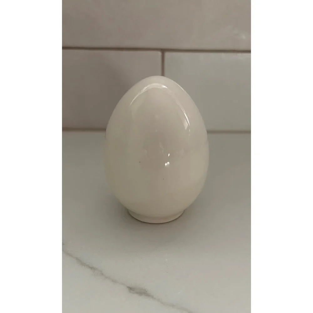 Goebel W Germany 1980 Ceramic‎ Easter Egg Bunny Rabbit Figurine Vintage